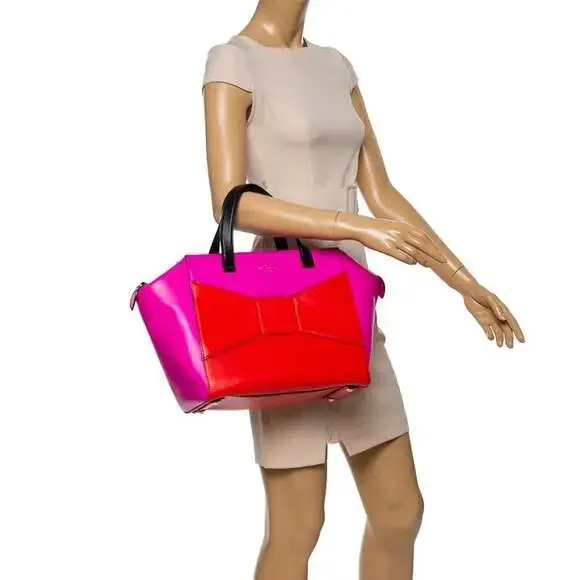 Kate Spade New York 2 Park Avenue Beau Bag in Pink and Red - Picture 3 of 16
